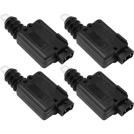 4 x Motor de cerradura central de puerta o maletero para Clio 2 Duster Logan Sandero, actuador de cierre centralizado para Megane Scenic Trafic Twingo Espace Kangoo Master 2 7701039565, (1/4)