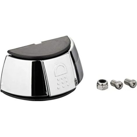 Grohe – Bouton inverseur pour mitigeur Europlus et Eurowing – Finition chrome – Compatible modèles 33426, 33470, 33441 – Tête de robinet