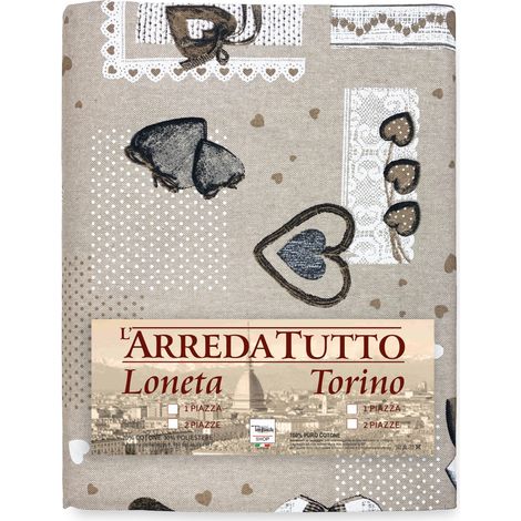 TELO ARREDO Copritutto GRAN FOULARD Copriletto COPRIDIVANO Tessuto MIROS HOLLY BEIGE 1 PIAZZA