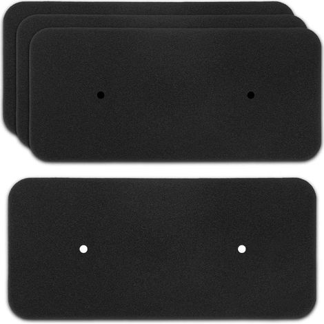 Lot de 4 filtres pour sèche-linge Hoover Candy 40006731 Filtre pour échangeur de chaleur 275 x 125 x 10 mm Filtre en mousse pour sèche-linge, filtre à peluches, tapis filtrant pour sèche-linge à p (1/5)