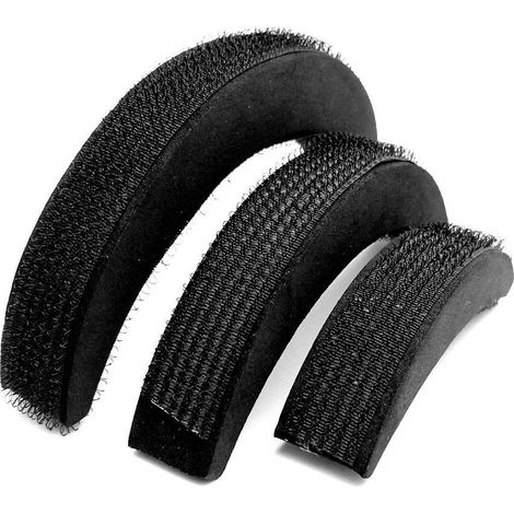 3 Pièces Coussinets Gonflants pour Cheveux, Accessoire Coiffure Volume Épaisisseur Mèches Eponge Turban Crinière (1/5)