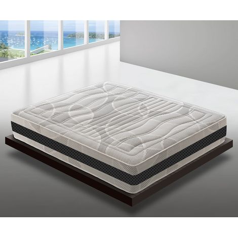 Colchón 80x200 de espuma viscoelástico de 28 cm de altura y 11 áreas diferentes