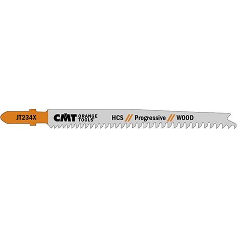 JT234X - 5 5 HOJAS PARA SIERRA CALADORA EN HCS PARA MADERA FINE Y GROS 116X2 - 3X8 - 12TPI (1/2)