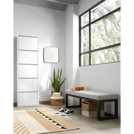 SCARPIERA 5A METALLO CM 50X15X172 BIANCO