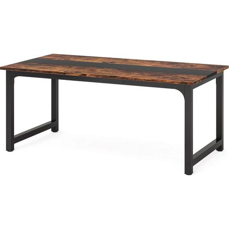 CAIziBureau multifonction, bureau d'étude, grand bureau, table pour ordinateur (table uniquement) (1/5)