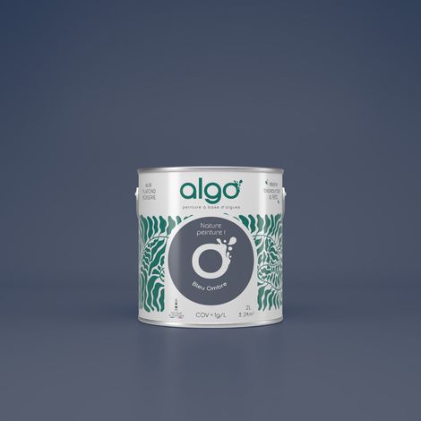 Peinture écologique Algo - Mat - Bleu Ombre - 5L (1/4)