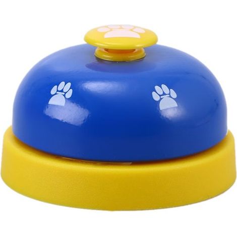 Clochette d'entraînement pour chien, jouet interactif pour apprentissage et dressage, accessoire pour chiot et chien, bleu (1/5)
