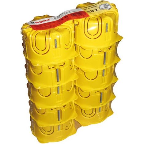 Batibox-Box 1 Steckdose D.67mm x40mm Gipskartonplatte Packung 10 Stück - Legrand