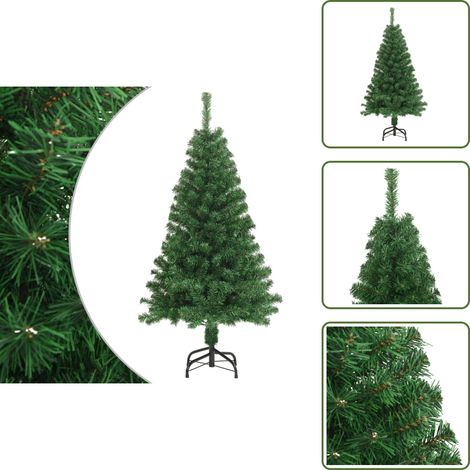 Künstlicher Weihnachtsbaum mit Dicken Zweigen Grün 120 cm PVC - Weihnachtsbaum - Kunstweihnachstbaum - Grüner Weihnachtsbaum - PVC Weihnachtsbaum - Stabiler Weihnachtsbaum (1/5)
