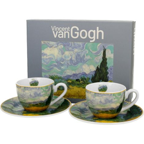 Van Gogh Weizenfeld Espressotassen