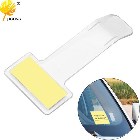 Pince à reçu en plastique, pince à facture, pince à certificat, pince à ticket de stationnement, pince à carte de visite pour stationnement temporaire (1/5)
