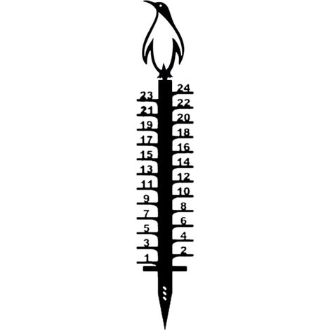Jauge À Neige - Jauge Météorologique En Métal Pour Mesure Extérieure - Usage Jardin Cour Extérieur - 1 Pièce (1/5)