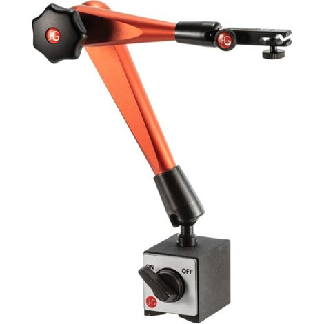 HG Support de comparateur magnétique mécanique, Rayon d'action: 350 mm