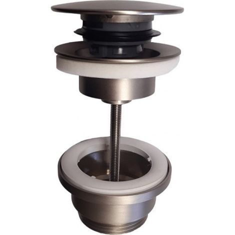 Cgs - Piletta Click-Clack Con Vite 1" 1/4 - Colore: Nichel Satinato