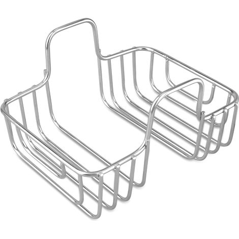 Panier pour éponge en acier inoxydable trois cent quatre pour évier organiseur pour ustensiles de nettoyage