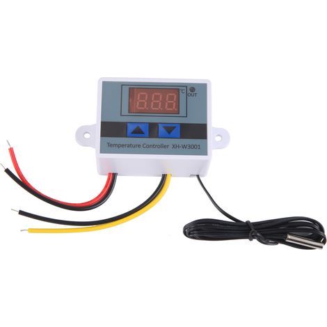 Contrôleur de température numérique LED 12 V avec interrupteur de commande (1/4)