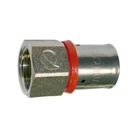 Innengewinde 1/2'' für Mehrschichtrohr 16mm, Verwendung mit Crimpmaschine, grau