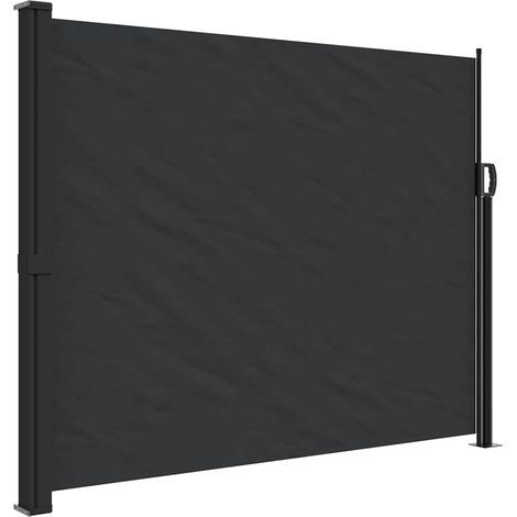 Store Banne - Auvent latéral rétractable noir 160x300 cm fr10590 - Maison La Vie (1/5)