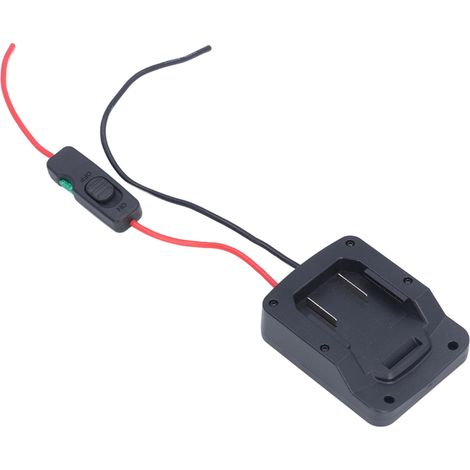 Adaptateur de batterie pour outils électriques avec fusible, interrupteur et bornes à fil pour PARKSIDE X20V TEAM 20V PAP20A1 PAP20A3 PAP20B1 PAP20B3 (1/5)