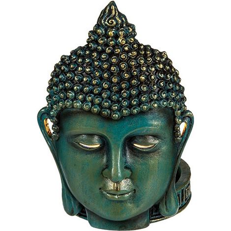 Porte Bougie Bouddha en résine (1/3)