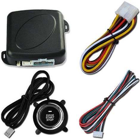 Botón de arranque de un solo clic para coche de 12 V, sistema antirrobo universal, arrancador de encendido, sistema de montaje universal, arrancador de vehículos (1/5)