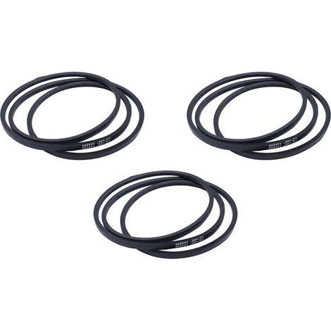 Courroies de rechange pour trois entraînements de table de coupe de 42 pouces, 1/242 x 88 pouces, modèle 144200, pour Craftsman LT1000. (1/5)