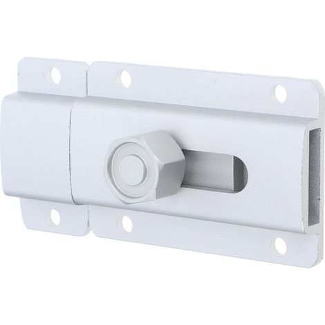 Serrure De Porte De Grange Coulissante Loquet Pour Porte Serrure à Crochet Plaque De Protection Goupille De Verrouillage à Ressort (1/5)
