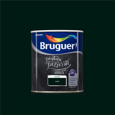 Bruguer Pintura Pizarra acrílica Multisuperficie Mate Verde 750 ml (1/5)