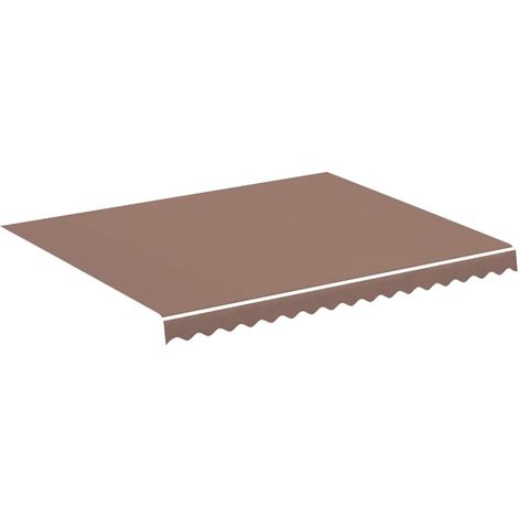 Tessuto di Ricambio per Tenda da Sole Marrone 3x2,5 m (1/4)