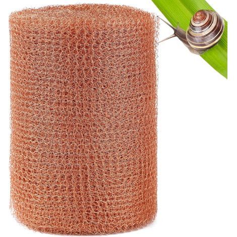 12 Meter hochwertiger, schneckenabweisender Kupferstreifen gegen Nacktschnecken und Nagetiere für Garten, Haus und Gemüsegarten (1/5)