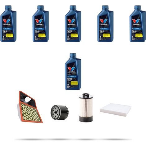 Kit tagliando 4 FILTRI e 6L OLIO compatibile con Iveco Daily IV 40C 10 2.3 HPI 70kw dal 2006 (1/5)