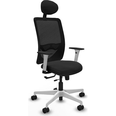 Sedia da ufficio piqueras y crespo Zulema bianco schienale fisso (1/2)