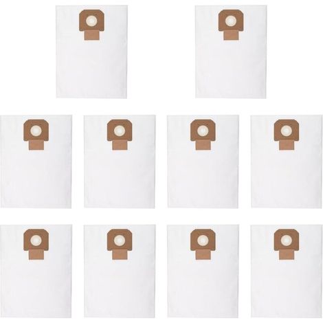 Confezione da 10 sacchetti riutilizzabili per aspirapolvere (modelli VB090F e VAC090), 51,65 x 46,54 cm, lavabili, in tessuto non tessuto. Ricambi per aspirapolvere. (1/4)