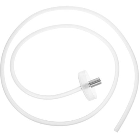 Food Grade Silicone Hose: 1.5m Drinking Water Filter Tube with Weight Block - Flexible Gallon Pump Hose for Water Coolers Bottled Dispensers & Tea Set (1/5)