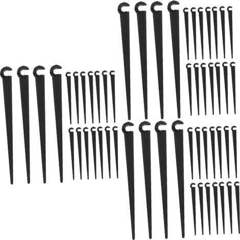 150 Pièces Support D'Irrigation Pour Poteau De Terre Pièces De Système D'Irrigation Outils De Fixation D'Irrigation À Tige Fixe Supports D'Arrosage D'Irrigation Automatique (1/5)