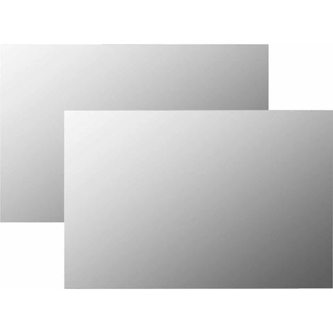 Wandspiegel 2 Stk. 60 x 40 cm Rechteckig Glas vidaXL (1/5)