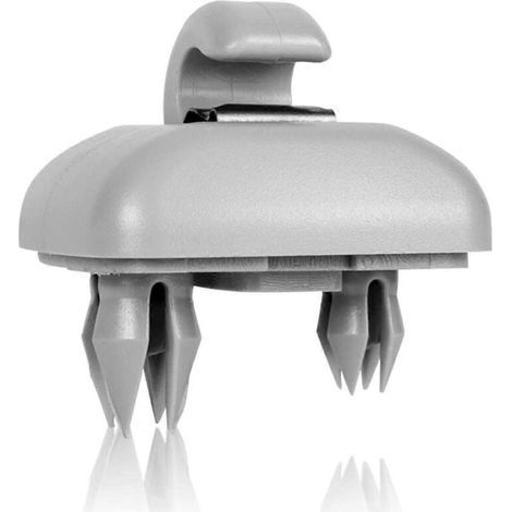 Clip de pare-soleil gris 2CPS, de remplacement pour Audi A1-A5 Q3 Q5 (1/5)