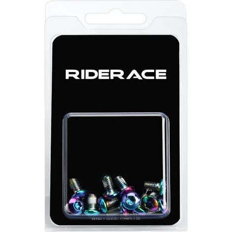 Vite per rotore del freno a disco della bicicletta, realizzata in resistente acciaio inossidabile, design Torx T25, multicolore (1/2)