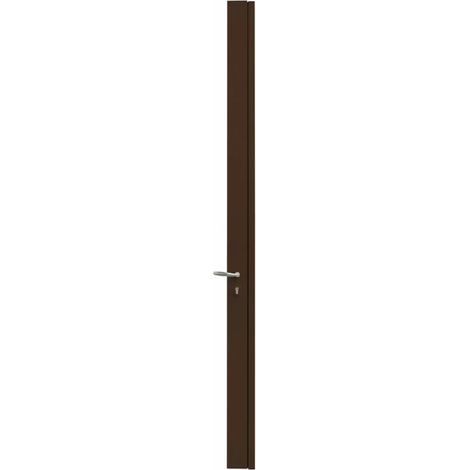 SERRURE BANDEAU 6 PTS MARRON S/CYL. REVERSIBLE DTE-GHE TIRANT-POUSSANT