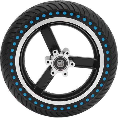 Pneu de trottinette électrique antidérapant à structure alvéolaire, roue de rechange en caoutchouc pour trottinette électrique Kugoo M4 bleue (1/5)