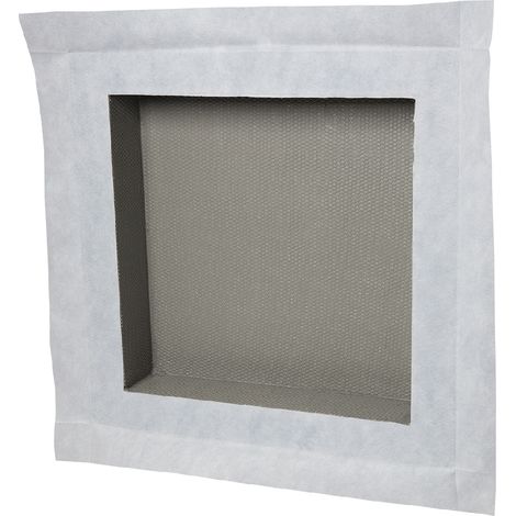 U-Tile – Niche de douche à carreler 40 x 40 cm – 9 cm de profondeur – Étanchéité intégrée – Prêt à carreler – Installation rapide