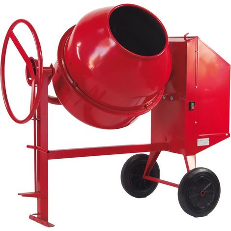 -CAHERSA- Hormigonera Eléctrica ALTRAD ELEC. 160L, 0,75HP. ROJO