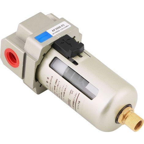1 filtre à eau et à humidité en ligne AF3000-03 G3/8'' pour compresseur d'air comprimé (1/5)