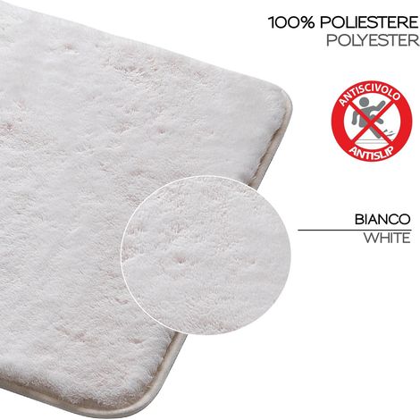 GEDY 96FY4060029 FUZZY Alfombra Blanco - ref: 96FY4060029