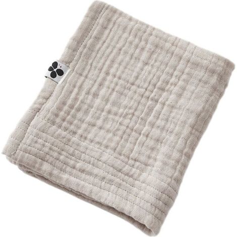 Serviette invité - L'EFFET PAPILLON - Gaïa Pampa - Gaze de coton - 30 x 50 cm - 220 g/m² (1/5)