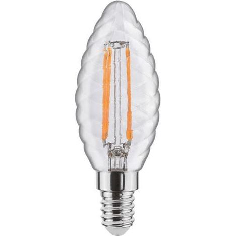 Ampoule LED E14 – 4,5W – 470 lm – 2700K Blanc Chaud – Torsadée à Filament – Équiv. 40W Incandescente