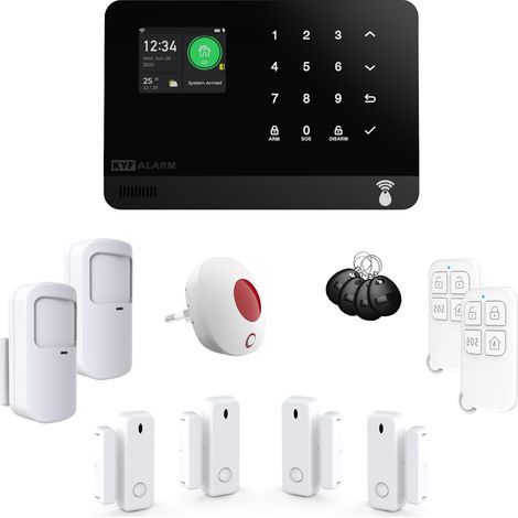 Système d’alarme connecté Wifi et/ou 4G Compatible Alexa & Google (1/4)