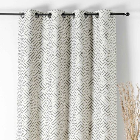 Rideau Thermiques Isolant "Artica" - 140x240cm - Vert olive (1/3)