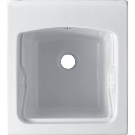 Lavatoio Garda cm. 46x51 bianco lucido di Ceramica Alice