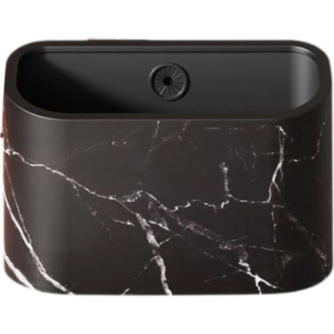 1 pièce - Poubelle - Poubelle Mini - Poubelle Mini Bureau - Poubelle Mini carré - Double baril - sans couvercle - adapté pour les (1/5)